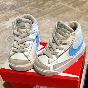 Nike Kids Sneakers White and Blue